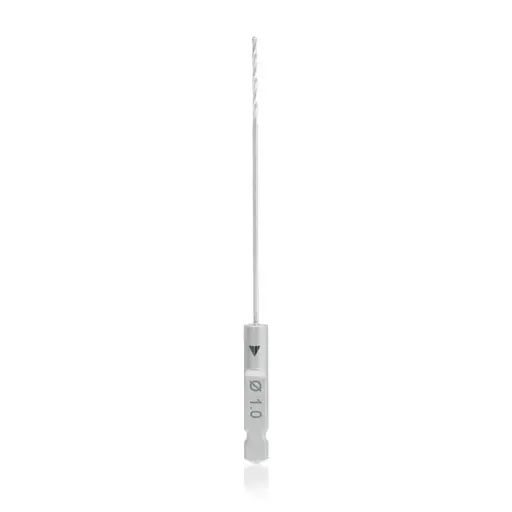 Broca helicoidal, Ø 1.0 mm, acoplamiento rápido AO