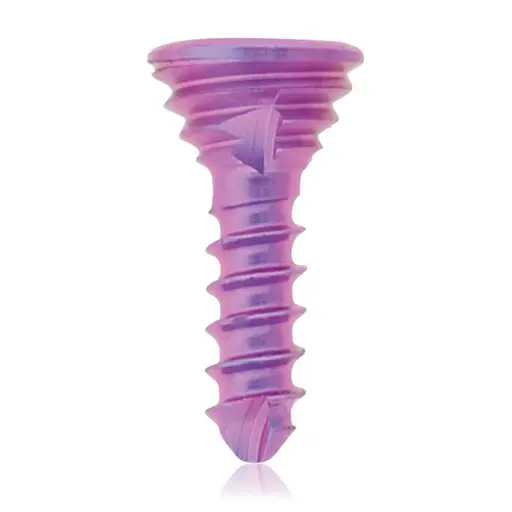 Tornillo de bloqueo de titanio, Ø 1.2 x L 05 mm, multidireccional, magenta, Torx 6, autoperforante, autorroscante