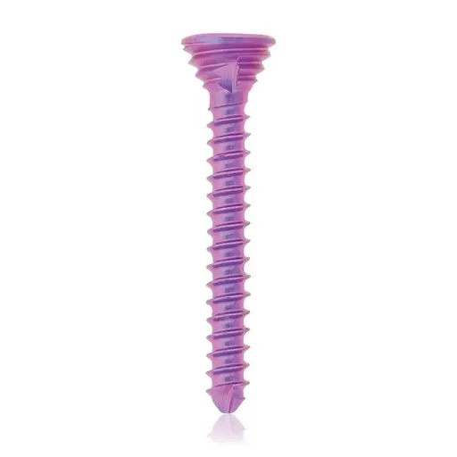 [VTR.200.197431] Tornillo de bloqueo de titanio, Ø 1.2 x L 10 mm, multidireccional, magenta, Torx 6, autoperforante, autorroscante