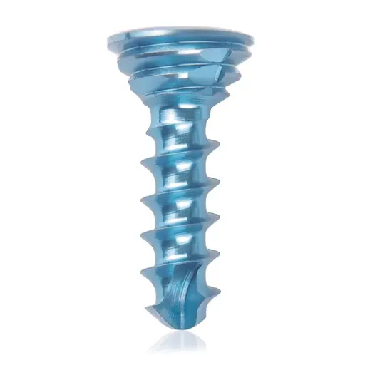 [VTR.200.185535] Tornillo de bloqueo de titanio, Ø 2.7 x L 10 mm, multidireccional, azul claro, Torx 10, autoperforante, autorroscante