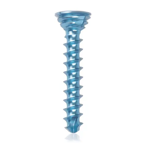 [VTR.200.185538] Tornillo de bloqueo de titanio, Ø 2.7 x L 16 mm, multidireccional, azul claro, Torx 10, autoperforante, autorroscante