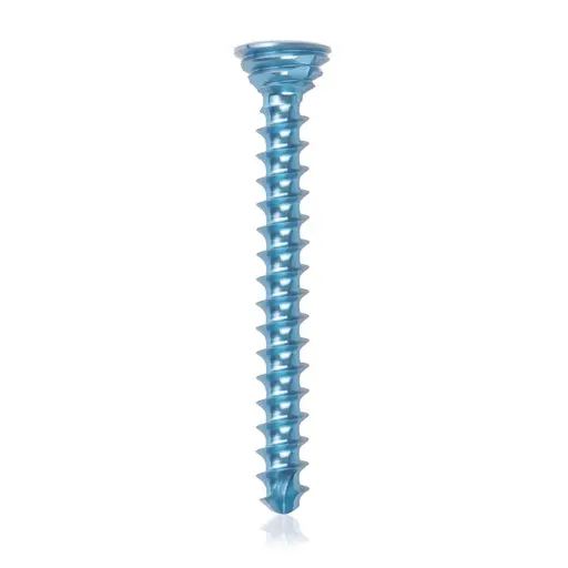[VTR.200.185542] Tornillo de bloqueo de titanio, Ø 2.7 x L 24 mm, multidireccional, azul claro, Torx 10, autoperforante, autorroscante