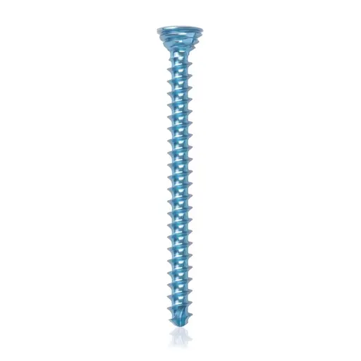[VTR.200.185600] Tornillo de bloqueo de titanio, Ø 2.7 x L 32 mm, multidireccional, azul claro, Torx 10, autoperforante, autorroscante