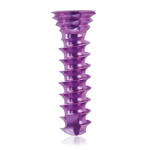 [VTR.200.185572] Tornillo de bloqueo de titanio, Ø 3.5 x L 14 mm, multidireccional, magenta, Torx 10, autoperforante, autorroscante