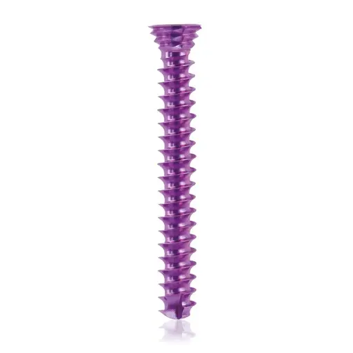[VTR.200.185578] Tornillo de bloqueo de titanio, Ø 3.5 x L 26 mm, multidireccional, magenta, Torx 10, autoperforante, autorroscante