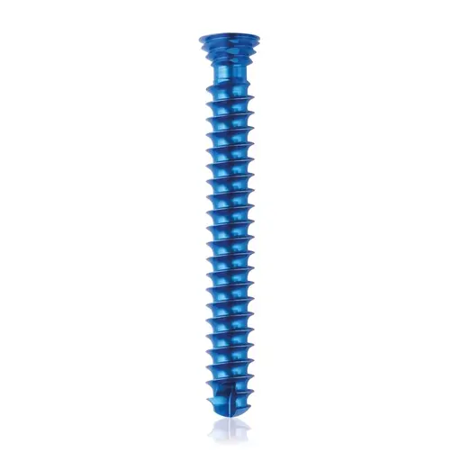 [VTR.200.185462] Tornillo de bloqueo de titanio, Ø 4.0 x L 30 mm, multidireccional, azul, Torx 10, autoperforante, autorroscante