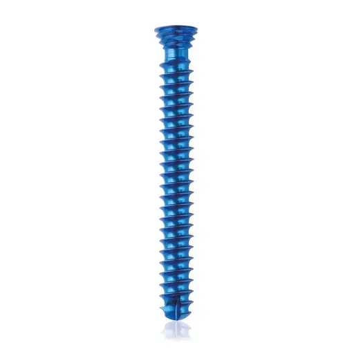 [VTR.200.185463] Tornillo de bloqueo de titanio, Ø 4.0 x L 32 mm, multidireccional, azul, Torx 10, autoperforante, autorroscante