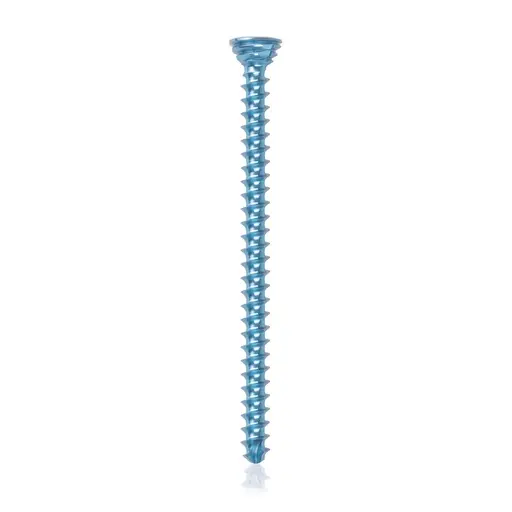 [VTR.200.185604] Tornillo de bloqueo de titanio, Ø 2.7 x L 40 mm, multidireccional, azul claro, Torx 10, autoperforante, autorroscante