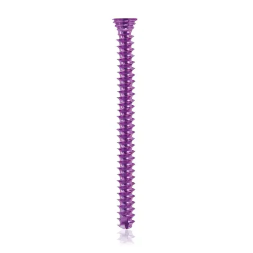 [VTR.200.185585] Tornillo de bloqueo de titanio, Ø 3.5 x L 40 mm, multidireccional, magenta, Torx 10, autoperforante, autorroscante