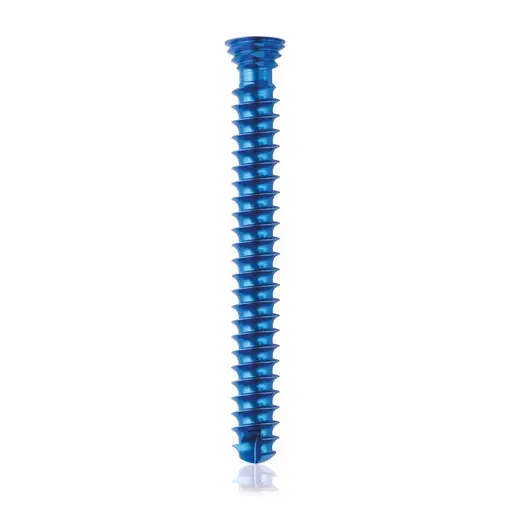 [VTR.200.185464] Tornillo de bloqueo de titanio, Ø 4.0 x L 34 mm, multidireccional, azul, Torx 10, autoperforante, autorroscante
