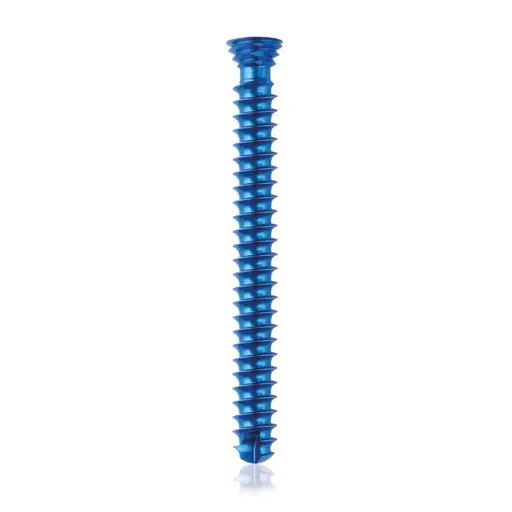 [VTR.200.185465] Tornillo de bloqueo de titanio, Ø 4.0 x L 36 mm, multidireccional, azul, Torx 10, autoperforante, autorroscante
