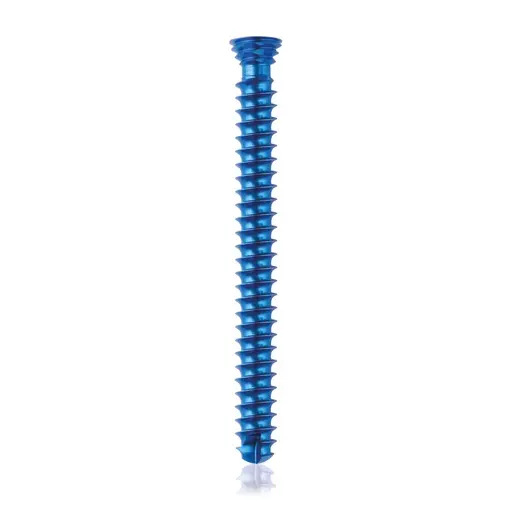 [VTR.200.185466] Tornillo de bloqueo de titanio, Ø 4.0 x L 38 mm, multidireccional, azul, Torx 10, autoperforante, autorroscante