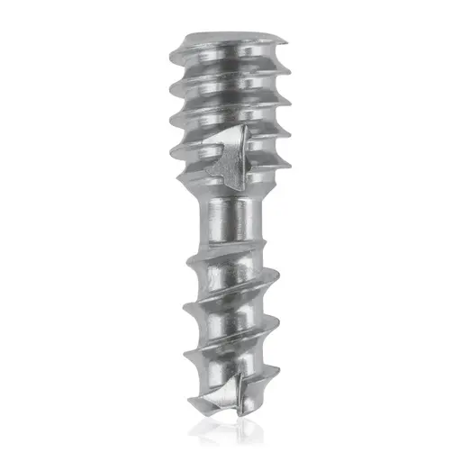 [VTR.200.191302] Tornillo de compresión de titanio, Ø 4.0 x L 12 mm, canulado, plateado, Torx 8, autoperforante, autorroscante
