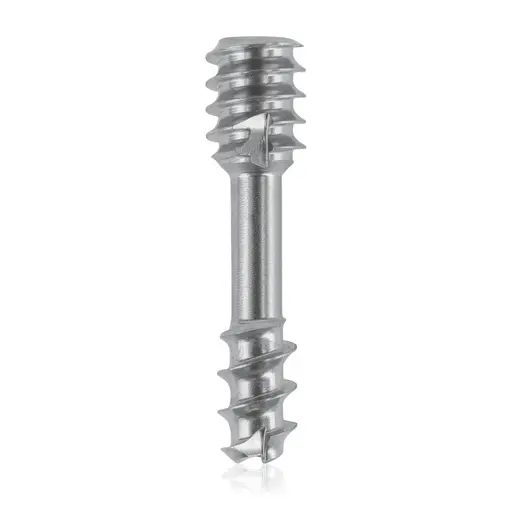 [VTR.200.191304] Tornillo de compresión de titanio, Ø 4.0 x L 16 mm, canulado, plateado, Torx 8, autoperforante, autorroscante