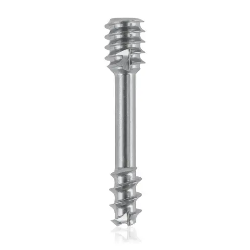 [VTR.200.191306] Tornillo de compresión de titanio, Ø 4.0 x L 20 mm, canulado, plateado, Torx 8, autoperforante, autorroscante