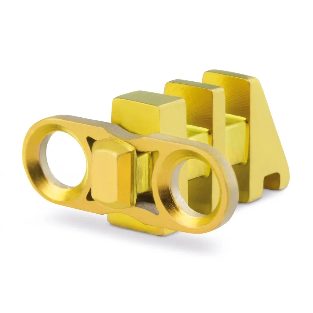 Jaula 3/13 mm, dorado, titanio