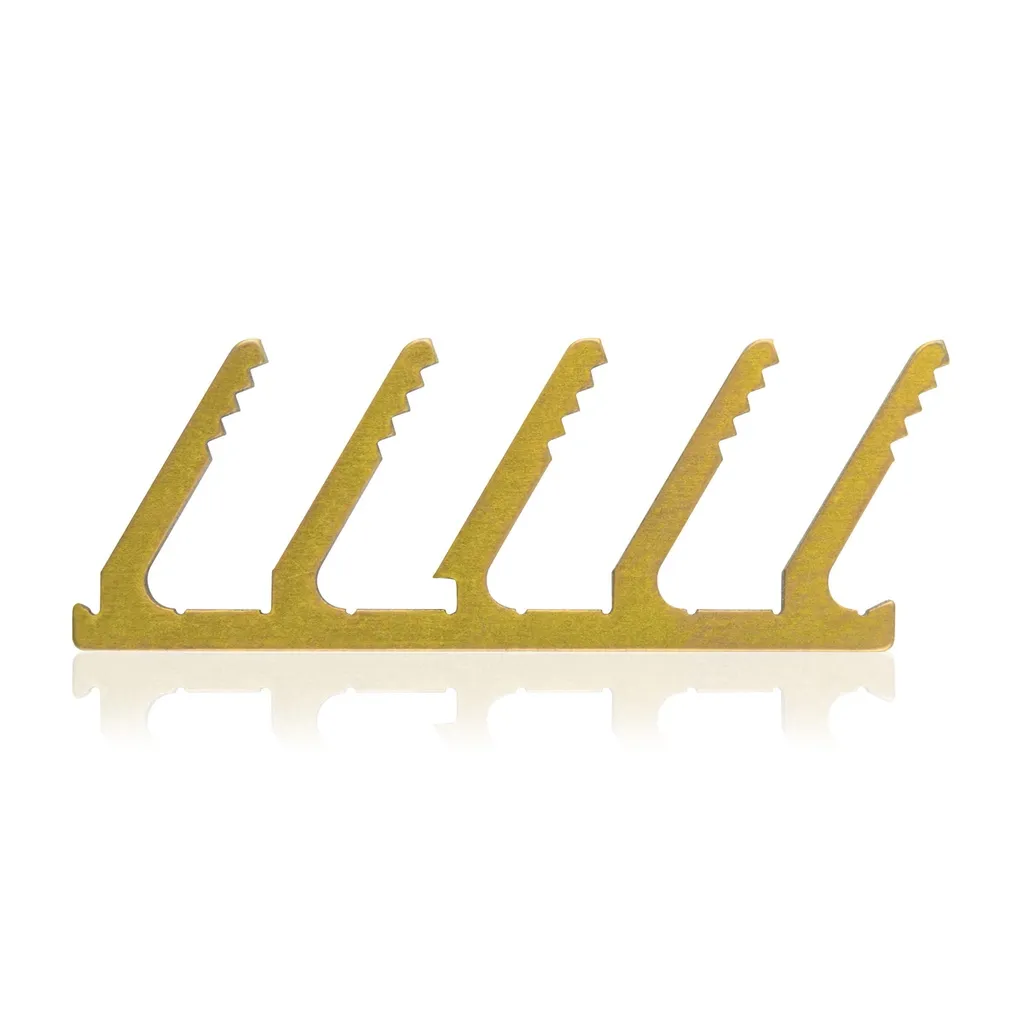 Horquilla, 5 dientes, titanio