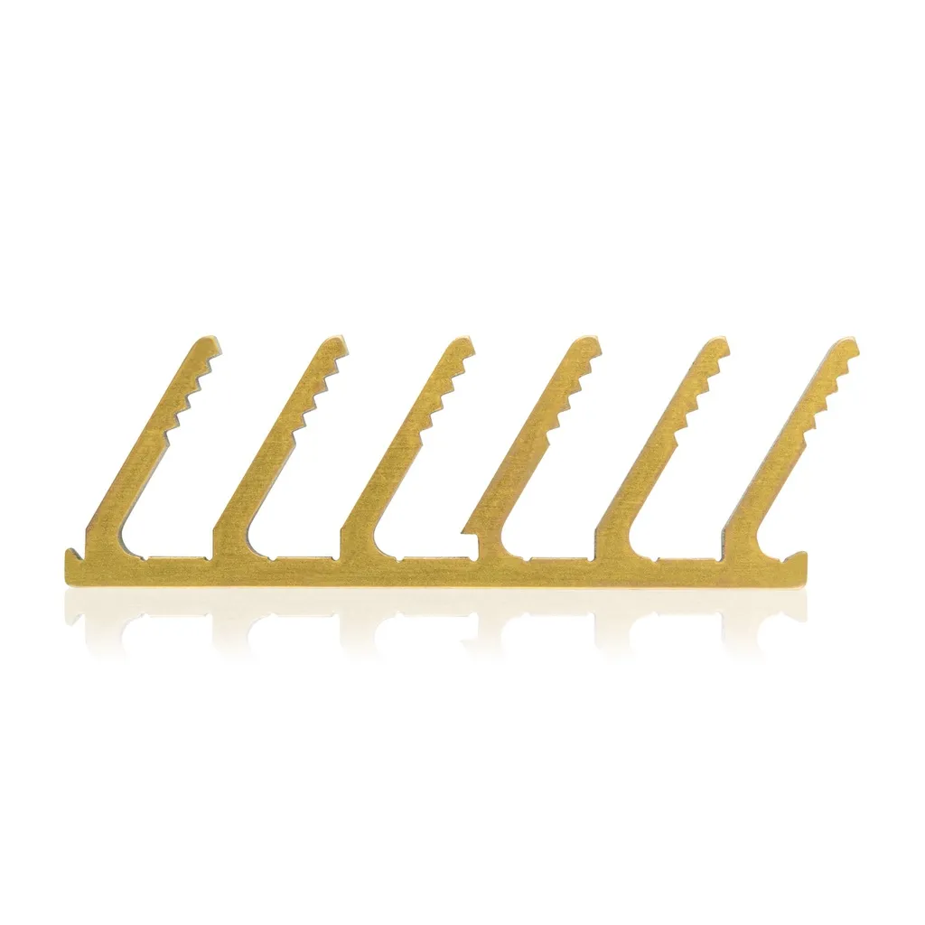 Horquilla, 6 dientes, titanio