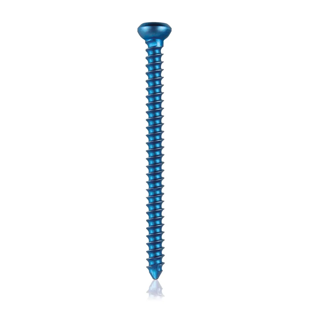 Tornillo cortical, Ø 2.4 x L 32 mm, azul, titanio