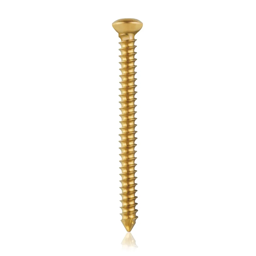 [VTR.200.191072] Tornillo cortical, Ø 3.5 x L 40 mm, dorado, titanio